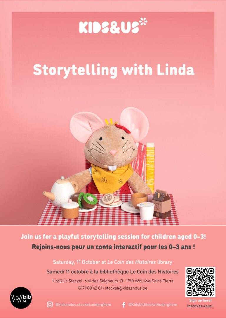 Affiche de l'animation "Storytelling with Linda"